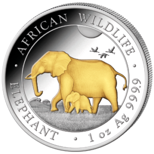 100 Sh Elefant Goldveredelung 2022