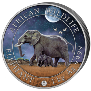 2000 Sh Elefant 1 Kg Ag Giant Moon 2022