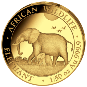 20 Sh Elefant 1/50 oz Au 2022