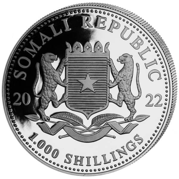 1000 Sh Elefant 1 oz Pt 2024 – Bild 3