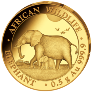20 Sh Elefant 0,5 g. Au 2022