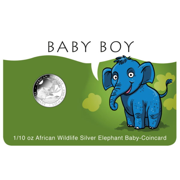 10 Sh Elefant Coincard Junge Ag 2023