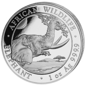 100 Sh Elefant 1 oz Ag 2023