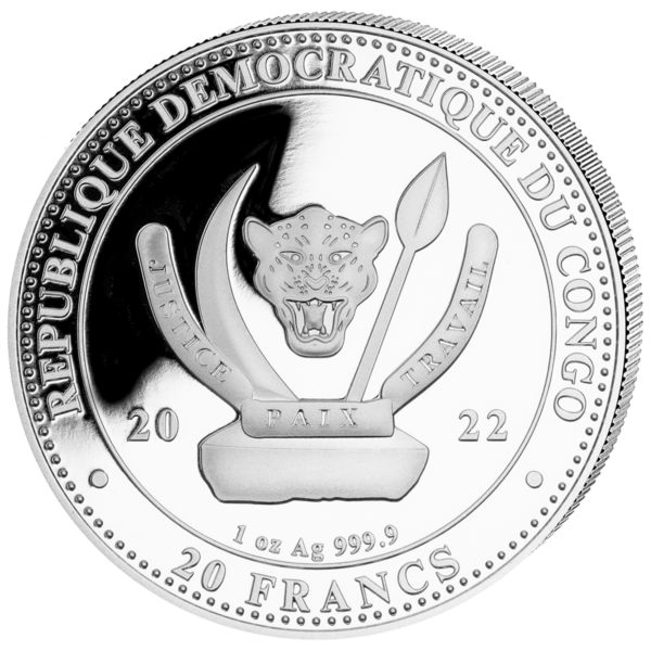 20 Fr Bär 1 oz Ag 2022 – Bild 2