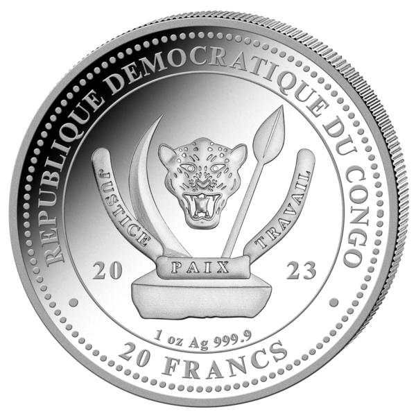 20 Fr Rochen 1 oz Ag 2023 – Bild 2