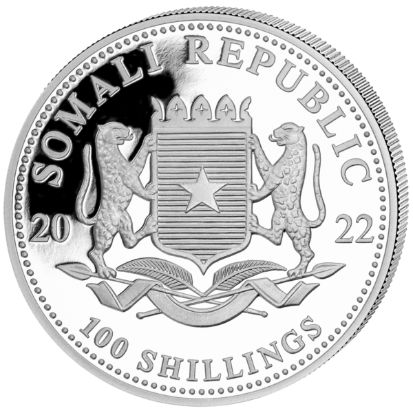 100 Sh Leopard 1 oz Ag 2022 – Bild 2