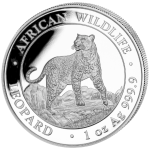 100 Sh Leopard 1 oz Ag 2022
