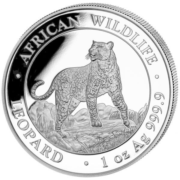 100 Sh Leopard 1 oz Ag 2022