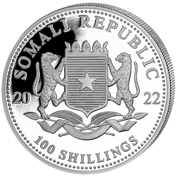 100 Sh Leopard Goldveredelt 2022 – Bild 2