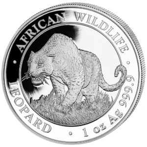 100 Sh Leopard 1 oz Ag 2023