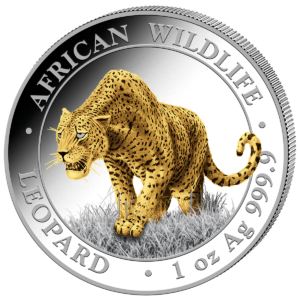 100 Sh Leopard Goldveredelt 2023