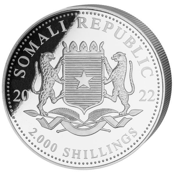 2000 Sh Leopard 1 kg Ag 2022 – Bild 2