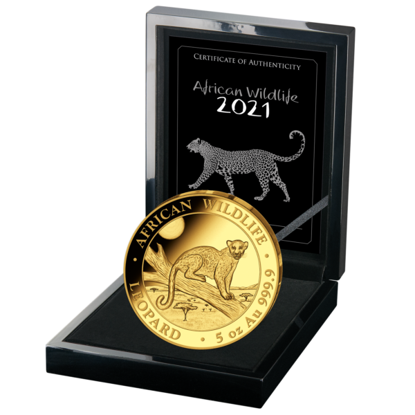 1000 Sh Leopard 5 oz Au 2021
