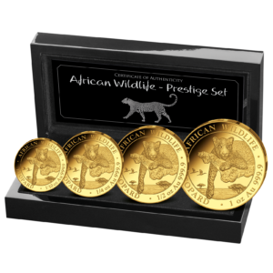 1000 Sh Leopard 1/10 oz - 1 oz Prestige Satz 2020