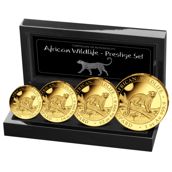1800 Sh Leopard 1/10 oz - 1 oz Prestige Satz 2022