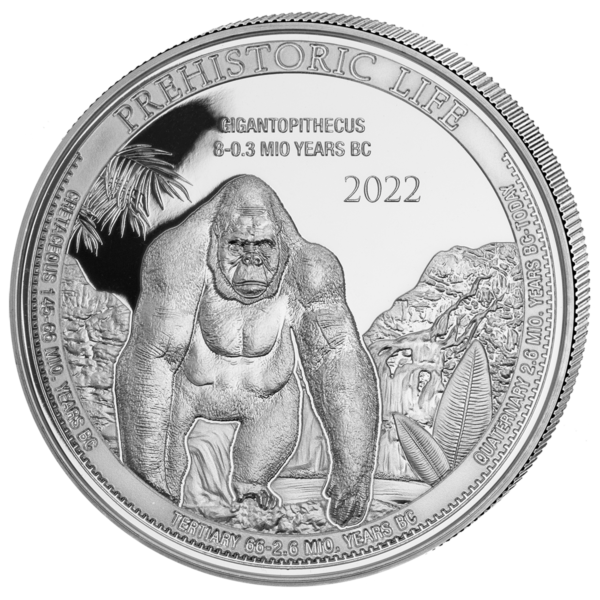 20 Fr Gigantopithecus 1 oz Ag 2022
