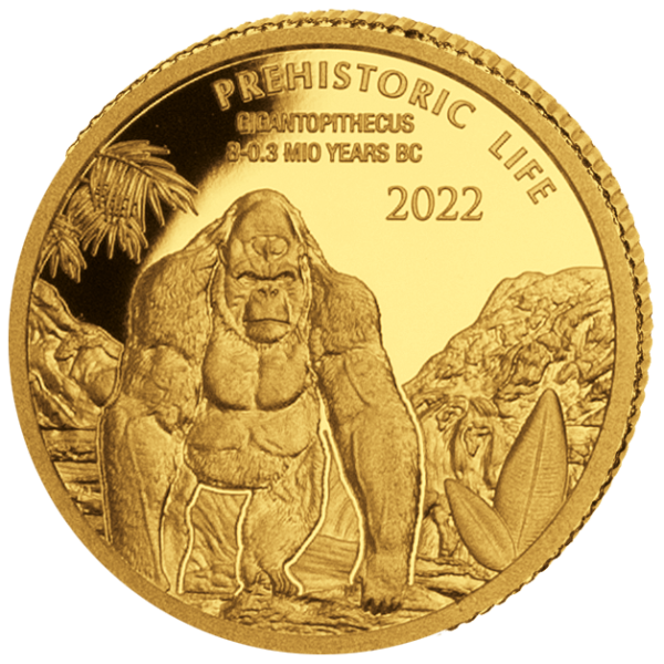 100 Fr Gigantopithecus 0,5g Au 2022