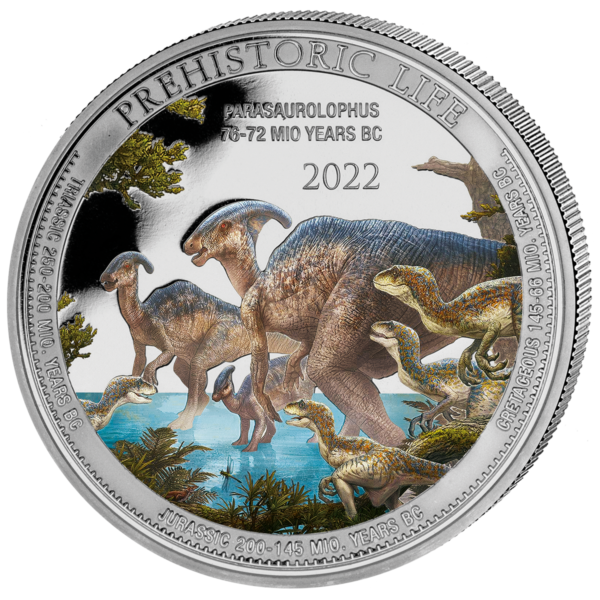 20 Fr Parasaurolophus Farbapplikation 2022