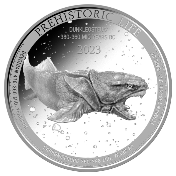20 Fr Dunkleosteus 1 oz Ag 2023
