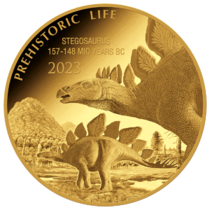 100 Fr Stegosaurus 0,5g Au 2023