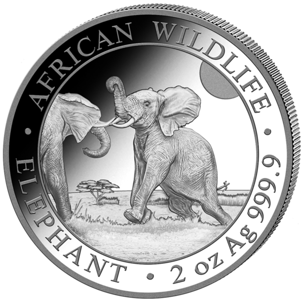 200 Sh Elefant 2 oz Ag 2024