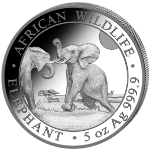 500 Sh Elefant 5 oz Ag 2024
