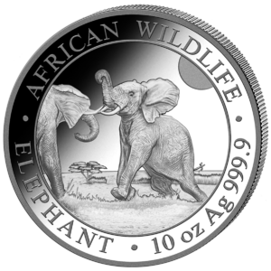 1000 Sh Elefant 10 oz Ag 2024