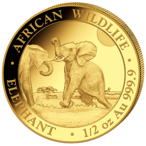 500 Sh Elefant 1/2 oz Au 2024