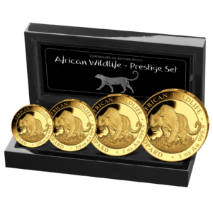 1800 Sh Leopard 1/10 oz - 1 oz Prestige Satz 2023